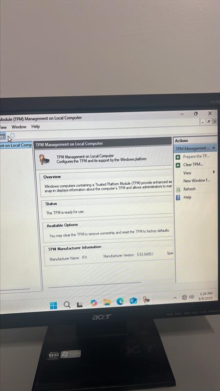 A computer screen with a message

AI-generated content may be incorrect.